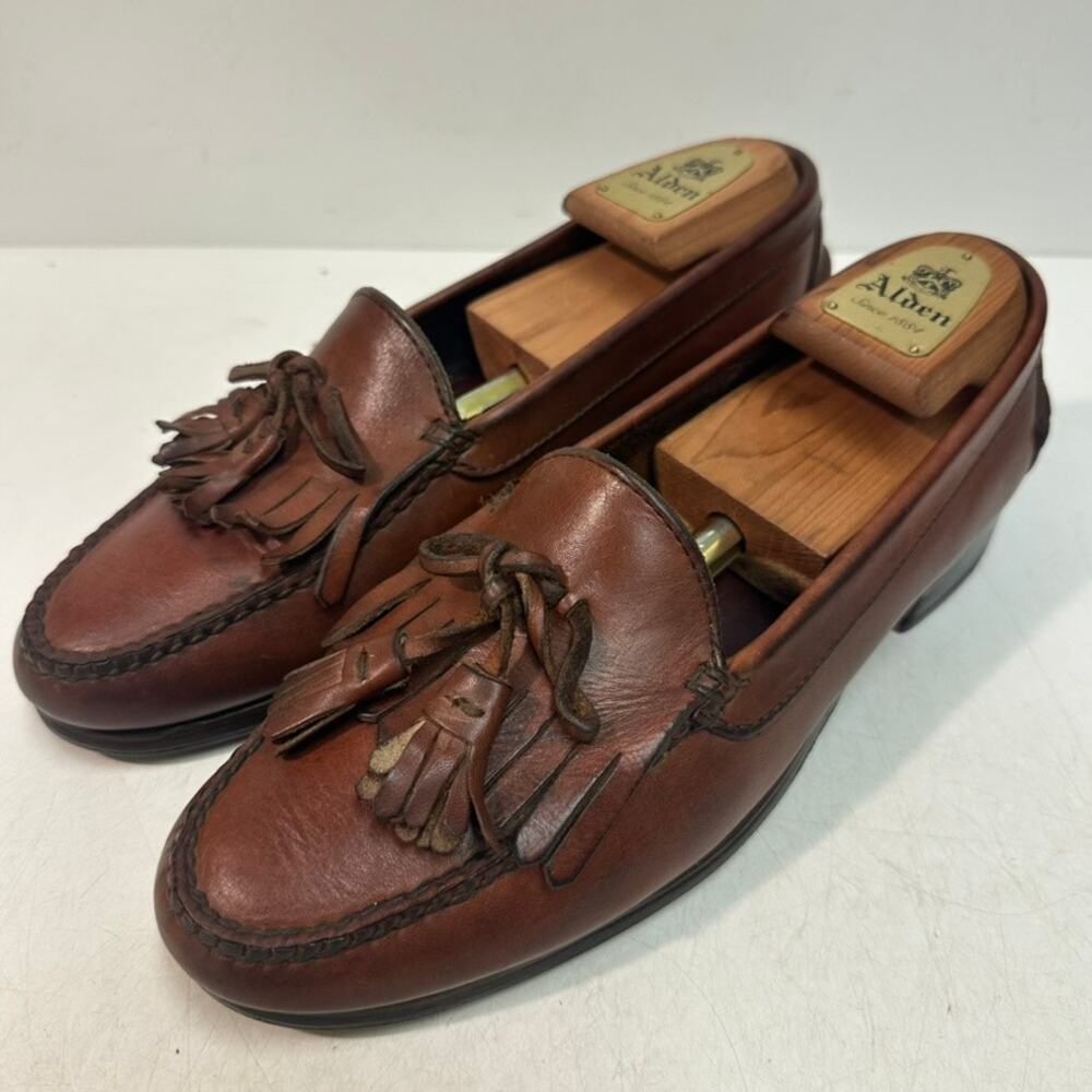 RESOLED Rancourt & Co. x Polo Ralph Lauren Tassel Loafers Bench Made USA 9.5 D